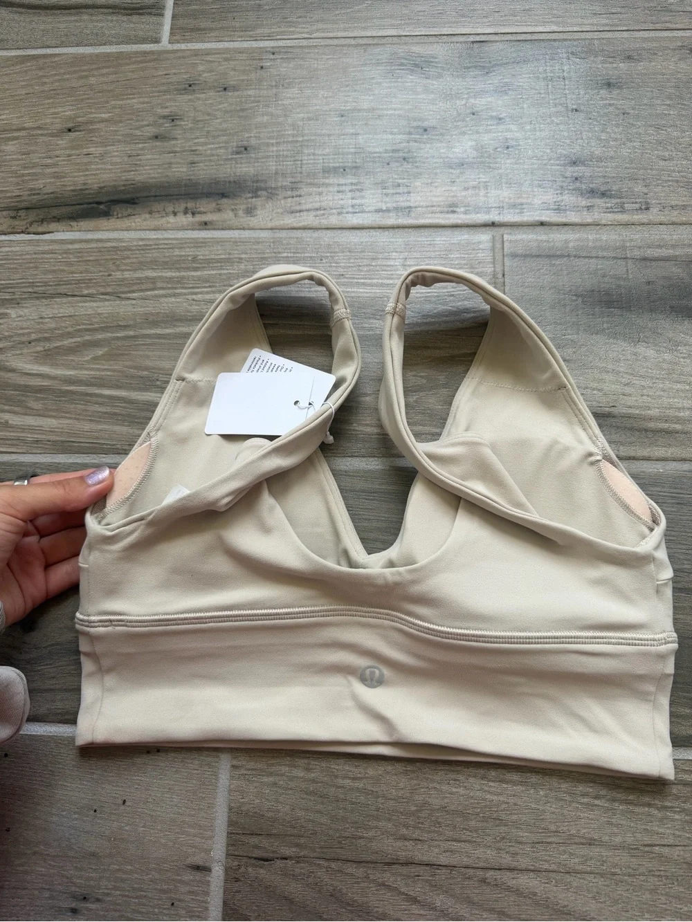 Lululemon New With Tags Align Sports bra sz 6 neutral sand